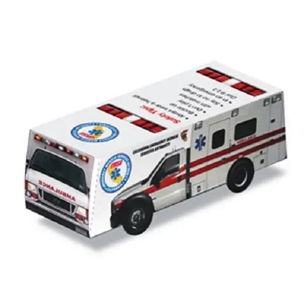 Foldable Die-cut Ambulance,Full Color Digital... from ASI 30270 Aakron Line