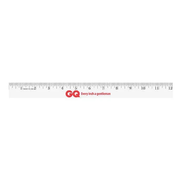 12" Enamel Wood Ruler - English Scale... from ASI 30270 Aakron Line