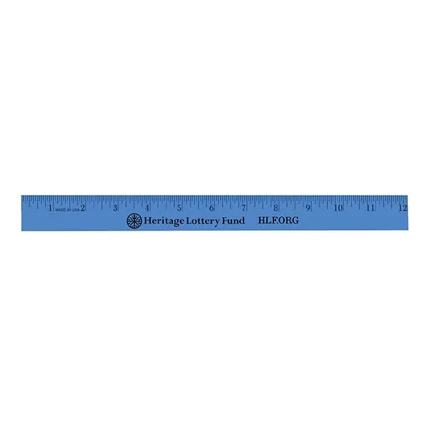 12" Enamel Wood Ruler - English Scale... from ASI 30270 Aakron Line