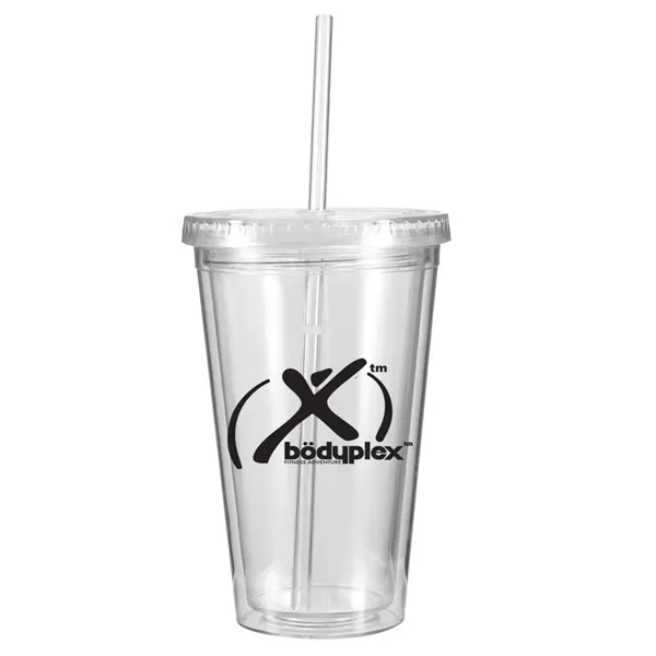 16 oz. Victory Acrylic Tumbler with Straw Lid... from ASI 30270 Aakron Line