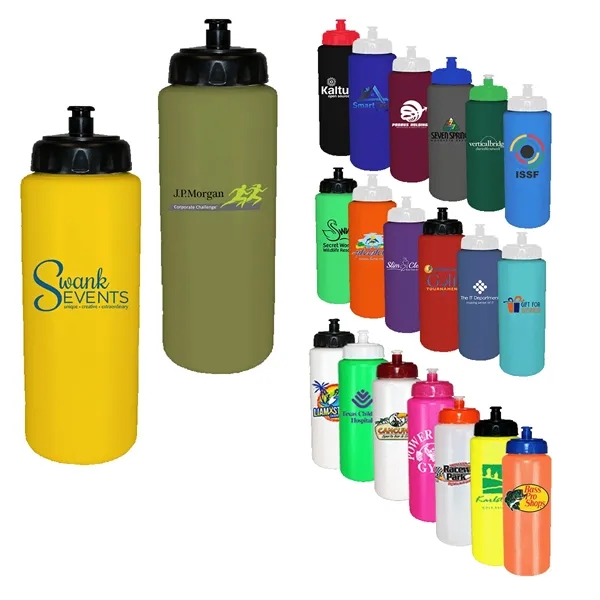 32 oz. Sports Bottle with Push 'n Pull Cap... from ASI 30270 Aakron Line