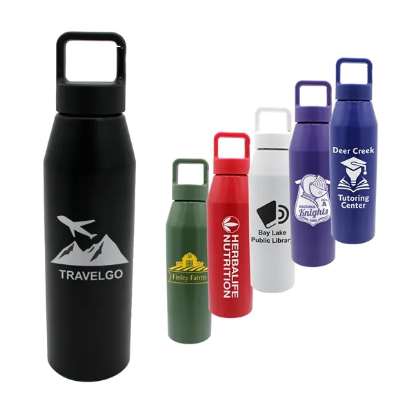 25 oz. Recycled Aluminum Bottle with Carabiner Lid... from ASI 30270 Aakron Line