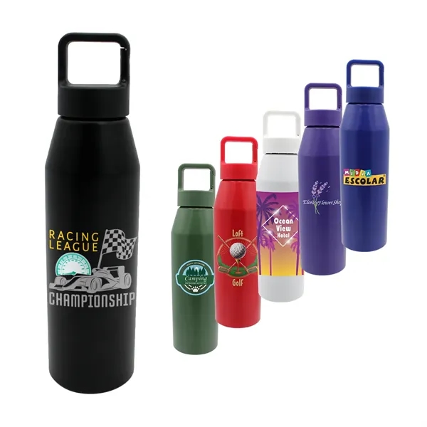 25 oz. Recycled Aluminum Bottle with Carabiner Lid... from ASI 30270 Aakron Line