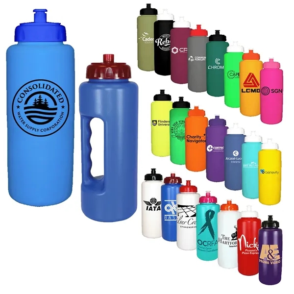 32 oz. Grip Bottle with Push 'n Pull Cap... from ASI 30270 Aakron Line