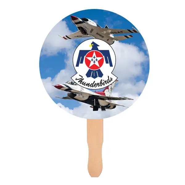 Circle Shape Hand Fan, Full Color Digital... from ASI 30270 Aakron Line