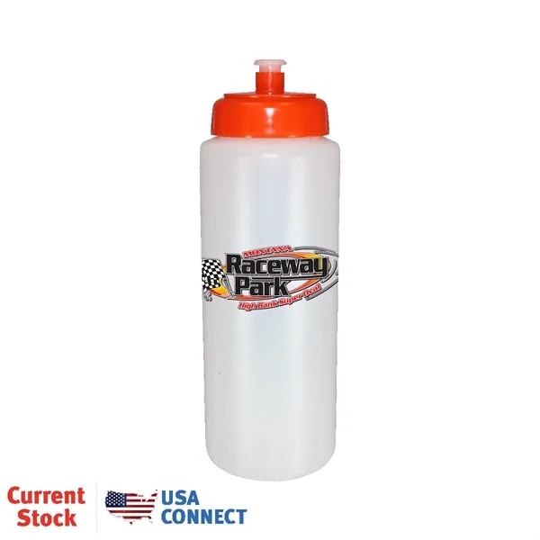 32oz. Sports Bottle w/Push 'n Pull Cap, Full Color Digital... from ASI 30270 Aakron Line
