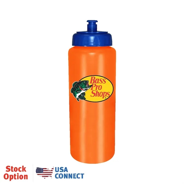 32oz. Sports Bottle w/Push 'n Pull Cap, Full Color Digital... from ASI 30270 Aakron Line