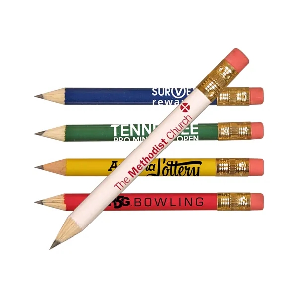 Round Golf Pencil with Erasers... from ASI 30270 Aakron Line