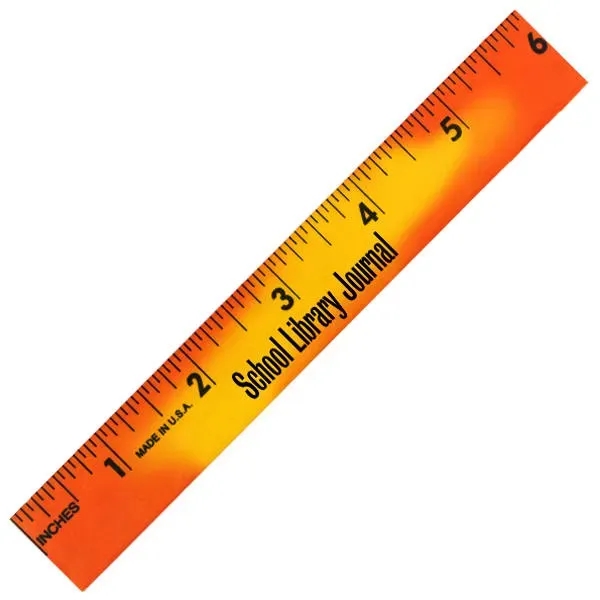 6" Mood™ Wood Ruler... from ASI 30270 Aakron Line
