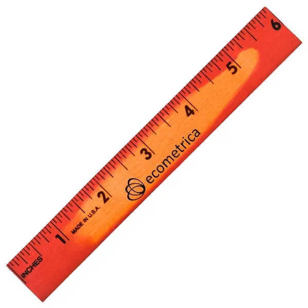 6" Mood™ Wood Ruler... from ASI 30270 Aakron Line