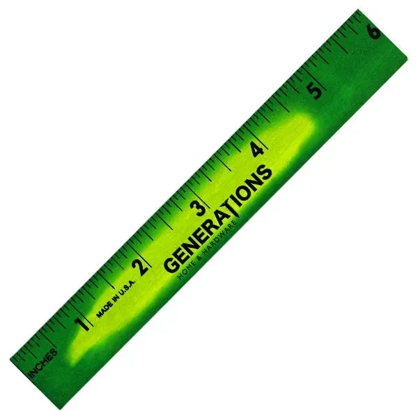 6" Mood™ Wood Ruler... from ASI 30270 Aakron Line