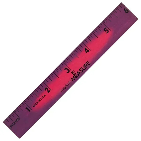 6" Mood™ Wood Ruler... from ASI 30270 Aakron Line