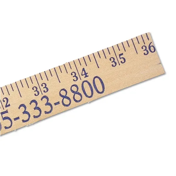 Heavy-Duty Yardsticks - Natural Finish... from ASI 30270 Aakron Line