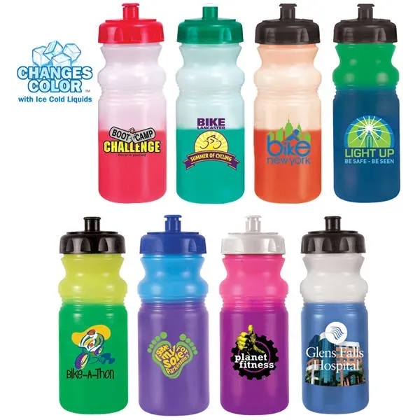 Mood™ 20 oz. Cycle Bottle, Push and Pull Cap, Full Color... from ASI 30270 Aakron Line