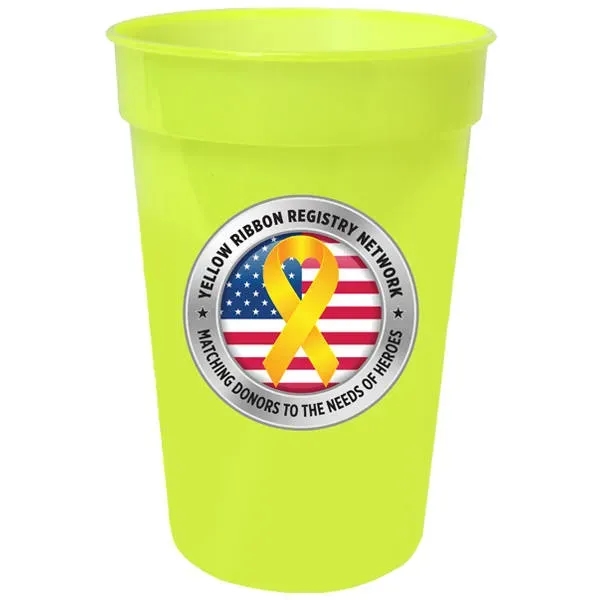 17 oz. Smooth Stadium Cup, Full Color Digital... from ASI 30270 Aakron Line