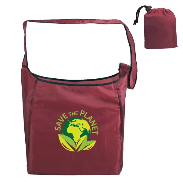 RPET Fold-Away Sling Bag, Full Color Digital... from ASI 30270 Aakron Line