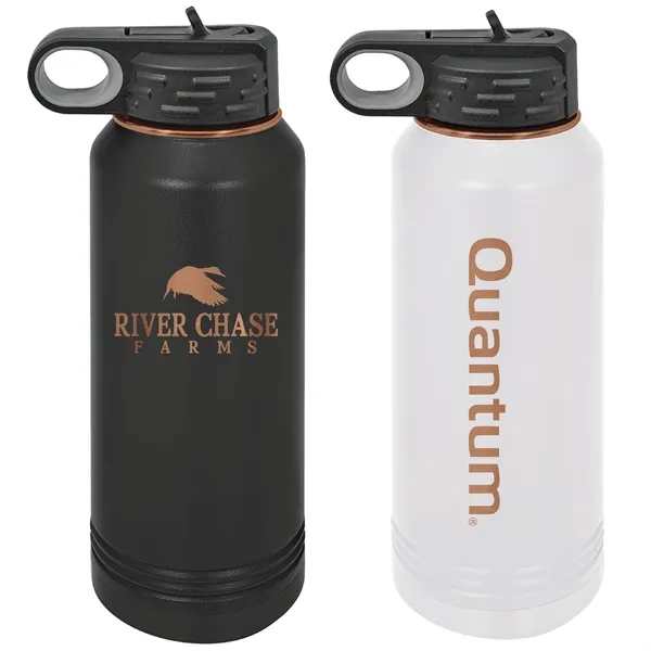 Polar Camel 32 ounce insulated ION-plated stainless steel water bottle with... from ASI 74601 Calico