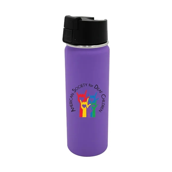 Halcyon® 20 oz. Sport Bottle w/ Push Button Lid, Full Color... from ASI 30270 Aakron Line