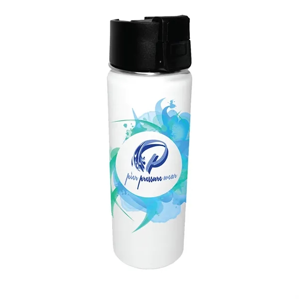 Halcyon® 20 oz. Sport Bottle w/ Push Button Lid, Full Color... from ASI 30270 Aakron Line