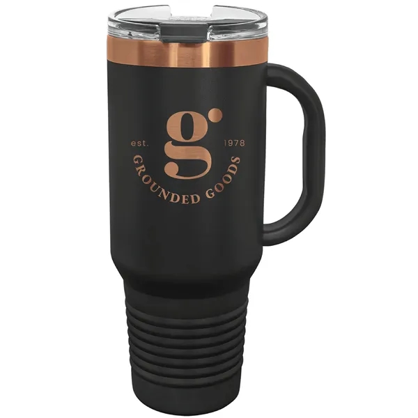 Polar Camel insulated ion plated stainless steel 40 ounce travel mug... from ASI 74601 Calico