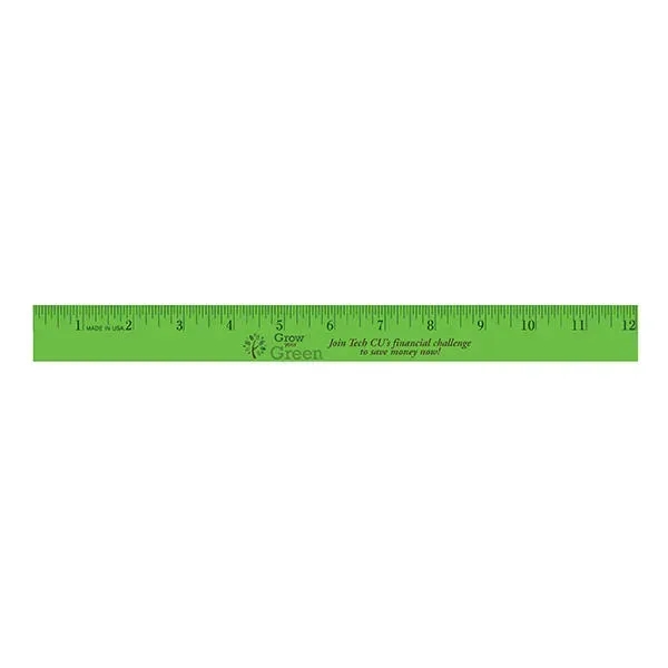 12" Enamel Wood Ruler, Full Color Digital... from ASI 30270 Aakron Line