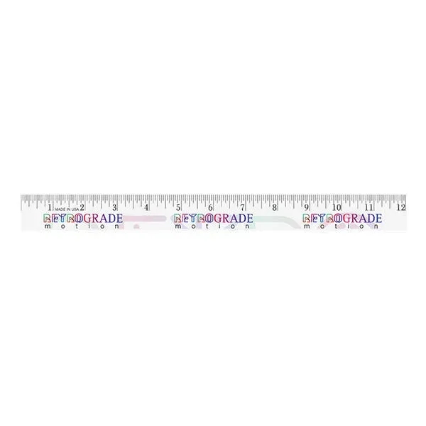 12" Enamel Wood Ruler, Full Color Digital... from ASI 30270 Aakron Line