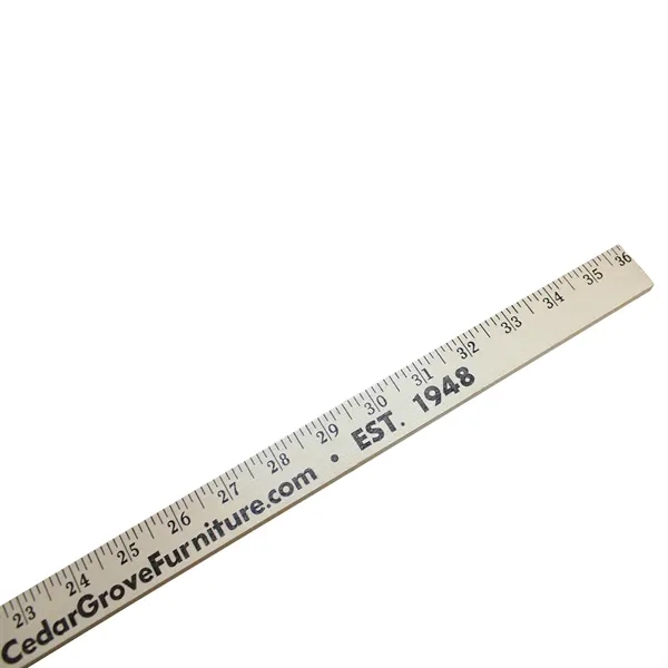 Heavy-Duty Yardsticks - Clear Lacquer Finish... from ASI 30270 Aakron Line