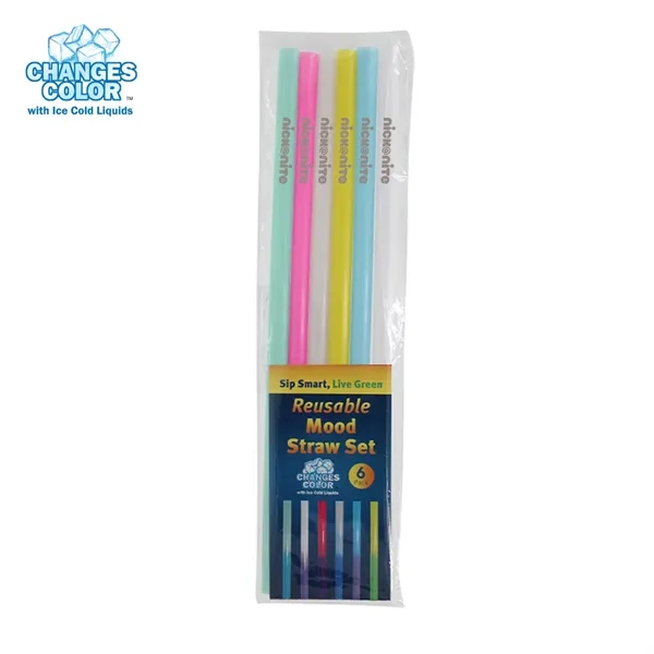 Reusable Mood™ Straw - 6 Pack... from ASI 30270 Aakron Line