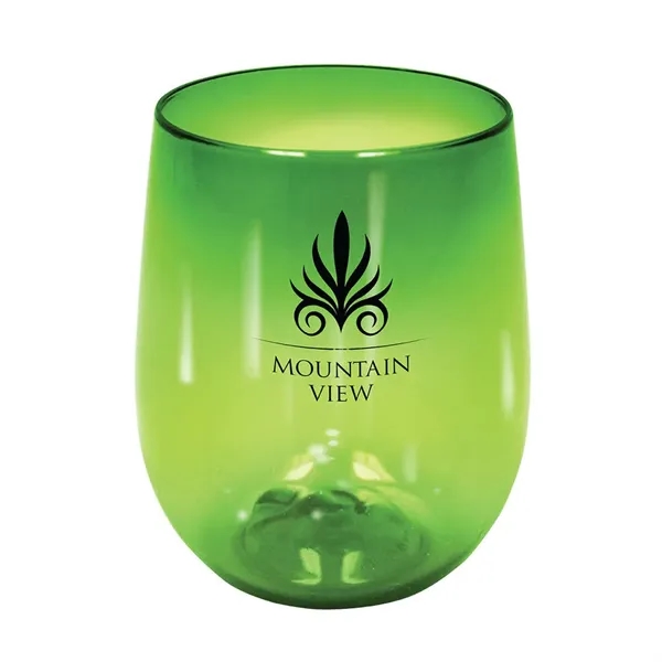 12 oz. Plastic Stemless Wine Glass... from ASI 30270 Aakron Line