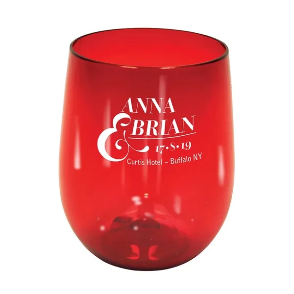 12 oz. Plastic Stemless Wine Glass... from ASI 30270 Aakron Line
