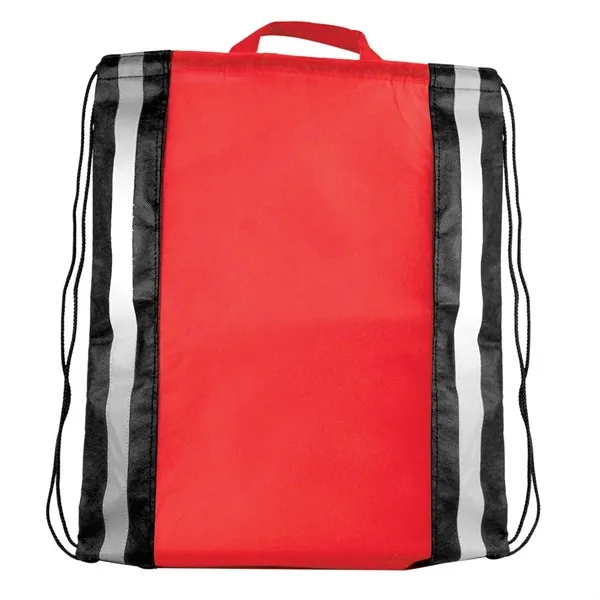 Blank, NW Reflective Drawstring Backpack... from ASI 30270 Aakron Line