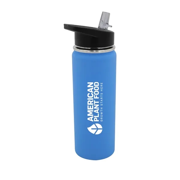 Halcyon® 20 oz. Sports Bottle with Flip Straw Lid... from ASI 30270 Aakron Line