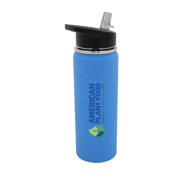 Halcyon® 20 oz. Sports Bottle with Flip Straw Lid, Full Col... from ASI 30270 Aakron Line