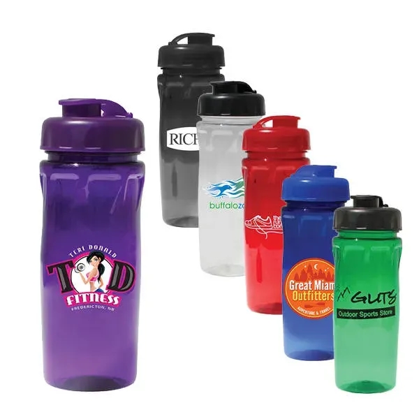 18 oz. Poly-Saver PET Bottle with Flip Top Cap... from ASI 30270 Aakron Line