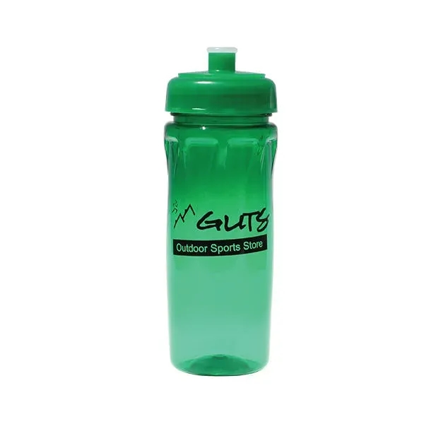 18 oz. Poly-Saver PET Bottle with Push 'n Pull Cap... from ASI 30270 Aakron Line