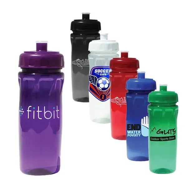18 oz. Poly-Saver PET Bottle with Push 'n Pull Cap... from ASI 30270 Aakron Line