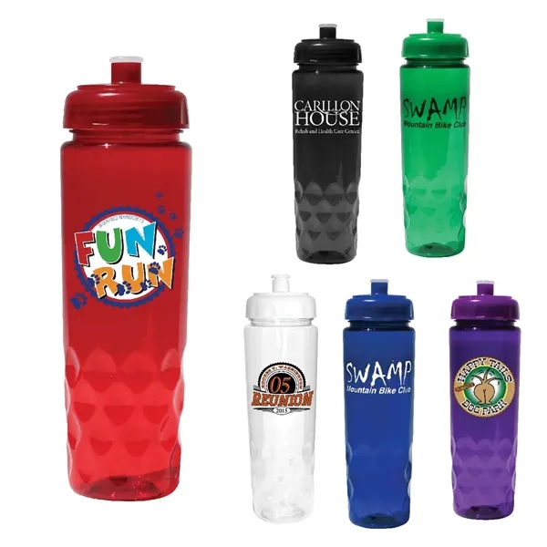 24 oz. Poly-Saver PET Bottle with Push 'n Pull Cap... from ASI 30270 Aakron Line