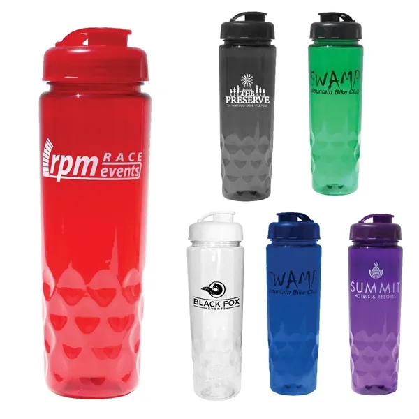 24 oz. Poly-Saver PET Bottle with Flip Top Cap... from ASI 30270 Aakron Line