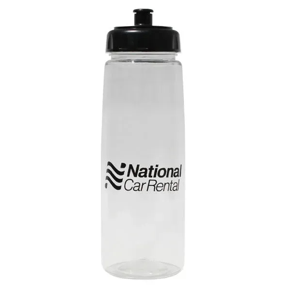 30 oz. Poly-Saver PET Bottle with Push 'n Pull Cap... from ASI 30270 Aakron Line
