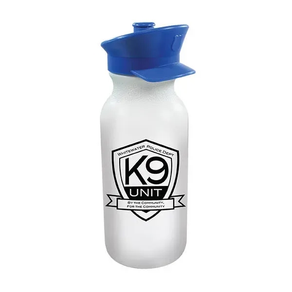 20 oz. Value Cycle Bottle with Police Hat Push 'n Pull... from ASI 30270 Aakron Line