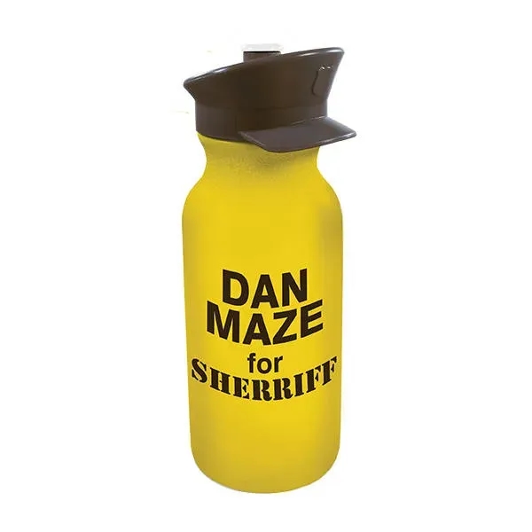 20 oz. Value Cycle Bottle with Police Hat Push 'n Pull... from ASI 30270 Aakron Line