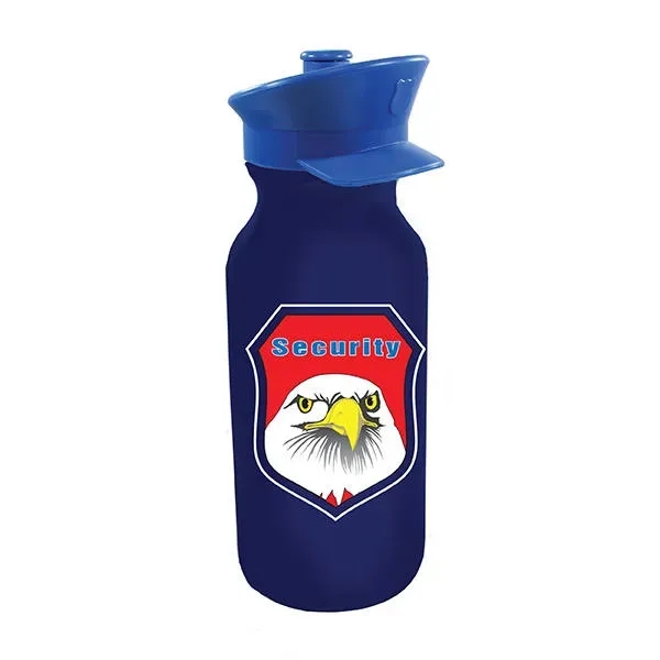 20 oz. Value Cycle Bottle with Police Hat Push 'n Pull... from ASI 30270 Aakron Line