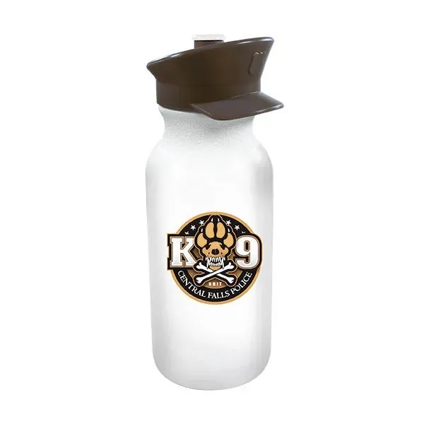 20 oz. Value Cycle Bottle with Police Hat Push 'n Pull... from ASI 30270 Aakron Line