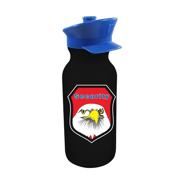 20 oz. Value Cycle Bottle with Police Hat Push 'n Pull... from ASI 30270 Aakron Line