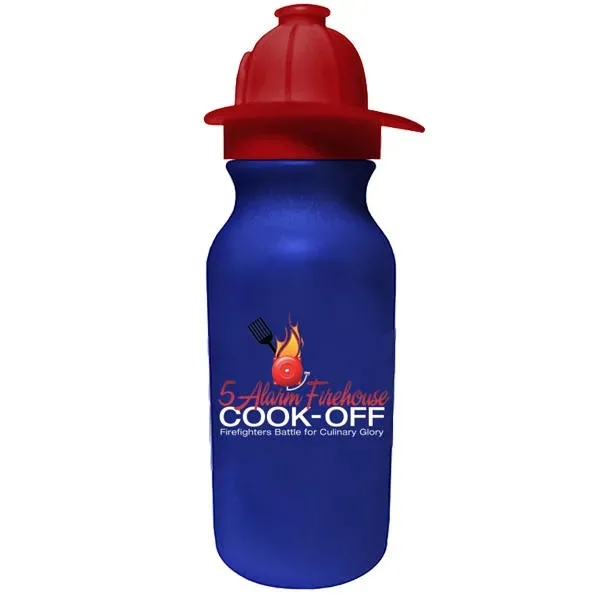20 oz. Value Cycle Bottle with Fireman Helmet Push'n Pull Ca... from ASI 30270 Aakron Line