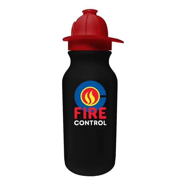 20 oz. Value Cycle Bottle with Fireman Helmet Push'n Pull Ca... from ASI 30270 Aakron Line