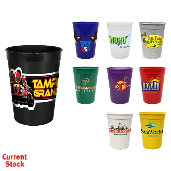 12 oz. Smooth Stadium Cup, Full Color Digital... from ASI 30270 Aakron Line