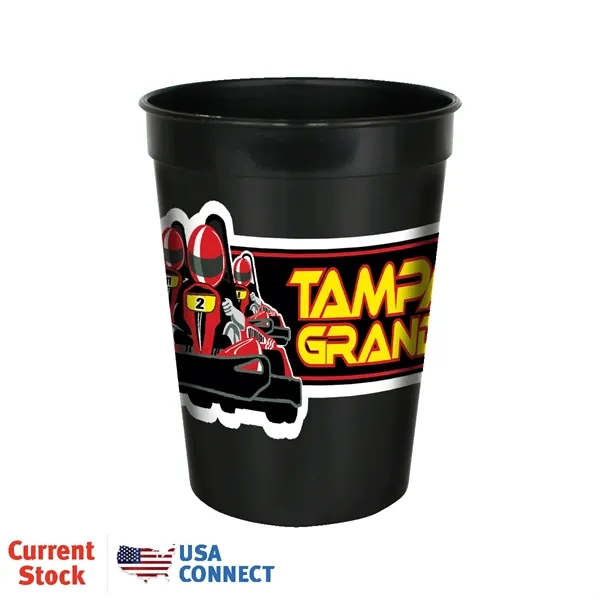 12 oz. Smooth Stadium Cup, Full Color Digital... from ASI 30270 Aakron Line