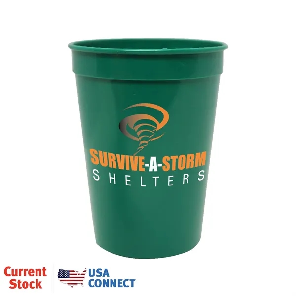 12 oz. Smooth Stadium Cup, Full Color Digital... from ASI 30270 Aakron Line