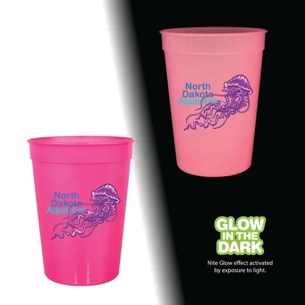 12 oz. Nite Glow Stadium Cup, Full Color Digital... from ASI 30270 Aakron Line